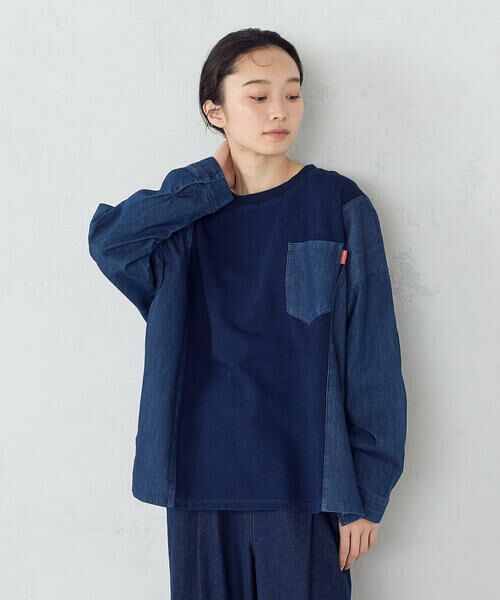 COMME CA ISM / コムサイズム スウェット | 布帛切替トレーナー | 詳細9