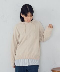 COMME CA ISM / コムサイズム パーカー | ナチュラルモールフーディープルオーバー　/　セットアップ対応