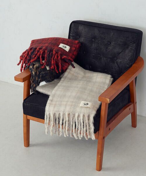 COMME CA ISM / コムサイズム マフラー・ショール・スヌード・ストール | シャギーチェックマフラー | 詳細1