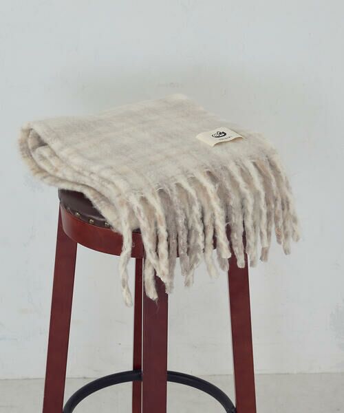 COMME CA ISM / コムサイズム マフラー・ショール・スヌード・ストール | シャギーチェックマフラー | 詳細2