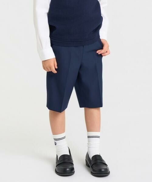 COMME CA ISM/コムサイズム 【セットアップ対応】TRトロピカル ハーフパンツ ネイビー 110cm