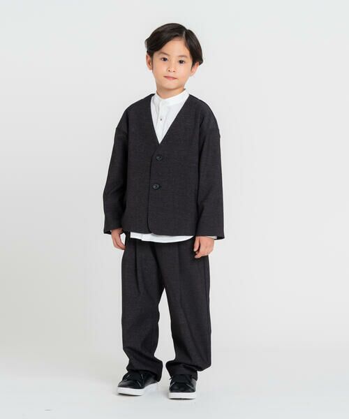 COMME CA ISM / コムサイズム セットアップ | 【オンライン限定】ノーカラーセットアップスーツ | 詳細2