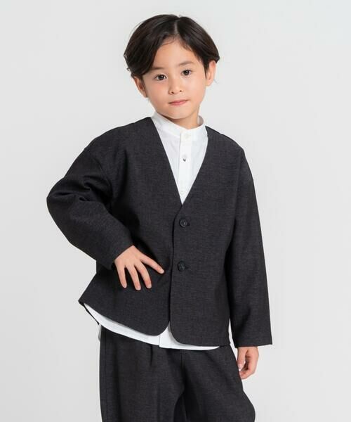 COMME CA ISM / コムサイズム セットアップ | 【オンライン限定】ノーカラーセットアップスーツ | 詳細3