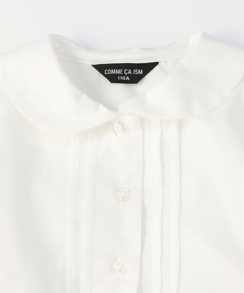 COMME CA ISM / コムサイズム シャツ・ブラウス | 丸襟ピンタック長袖 ブラウス(110-130cm) | 詳細8