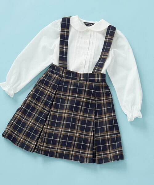 COMME CA ISM / コムサイズム シャツ・ブラウス | 丸襟ピンタック長袖 ブラウス(140-160cm) | 詳細4