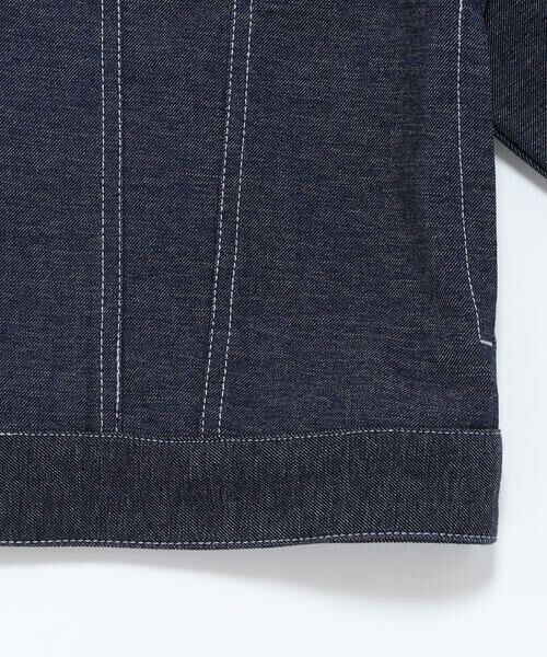 COMME CA ISM / コムサイズム ブルゾン | デニムライクストレッチ フード付き ブルゾン | 詳細13
