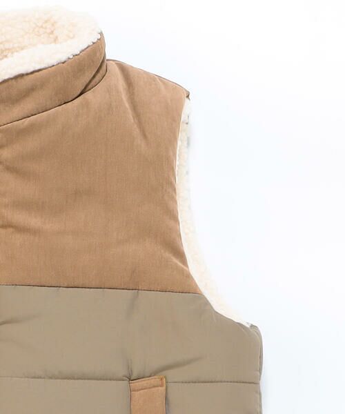 COMME CA ISM / コムサイズム ベスト | 【リバーシブル】中綿ベスト | 詳細13