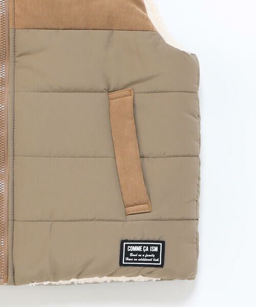 COMME CA ISM / コムサイズム ベスト | 【リバーシブル】中綿ベスト | 詳細14