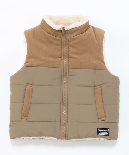 COMME CA ISM / コムサイズム ベスト | 【リバーシブル】中綿ベスト | 詳細10