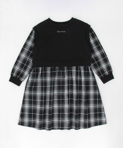 COMME CA ISM / コムサイズム ロング・マキシ丈ワンピース | チェック ワンピース | 詳細1