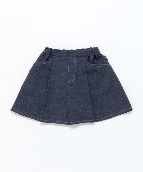 COMME CA ISM / コムサイズム デニムスカート | デニムライクストレッチ キュロットスカート | 詳細3