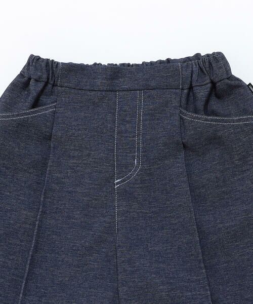 COMME CA ISM / コムサイズム デニムスカート | デニムライクストレッチ キュロットスカート | 詳細5