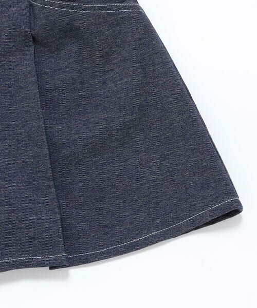 COMME CA ISM / コムサイズム デニムスカート | デニムライクストレッチ キュロットスカート | 詳細7
