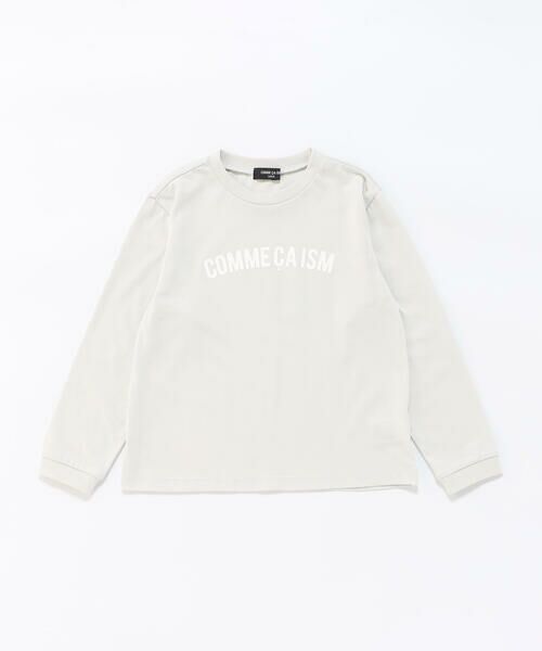 COMME CA ISM/コムサイズム "にっぽんの色" 長袖 Tシャツ 真珠色(ライトグレー) 130cm COMME CA ISM/コムサイズム "にっぽんの色" 長袖 Tシャツ 真珠色(ライトグレー) 130cm