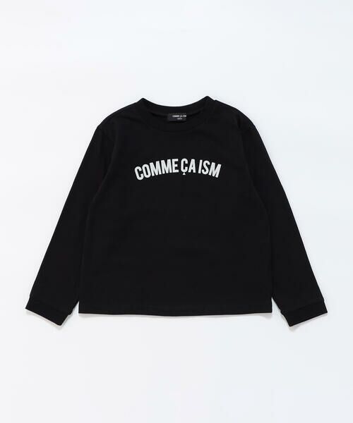 COMME CA ISM/コムサイズム "にっぽんの色" 長袖 Tシャツ 墨色(ブラック) 110cm COMME CA ISM/コムサイズム "にっぽんの色" 長袖 Tシャツ 墨色(ブラック) 110cm