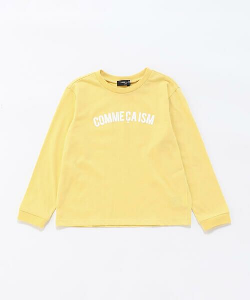 COMME CA ISM/コムサイズム "にっぽんの色" 長袖 Tシャツ 蒸栗色(イエロー) 100cm COMME CA ISM/コムサイズム "にっぽんの色" 長袖 Tシャツ 蒸栗色(イエロー) 100cm