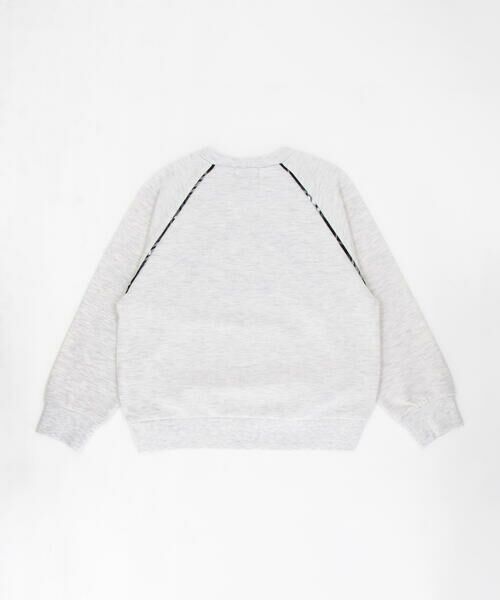 COMME CA ISM / コムサイズム スウェット | チェック ロゴトレーナー | 詳細3