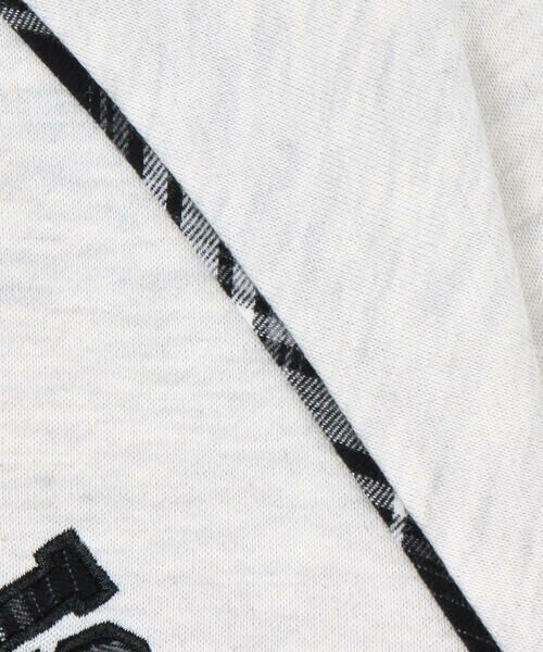 COMME CA ISM / コムサイズム スウェット | チェック ロゴトレーナー | 詳細6