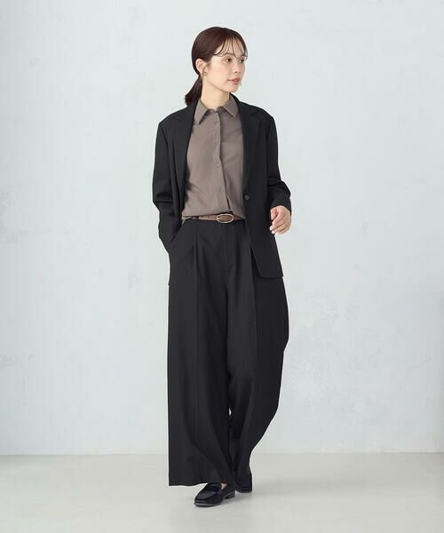 COMME CA ISM / コムサイズム セットアップ | 【セットアップ対応】ポリエステルレーヨン テーラードジャケット | 詳細1