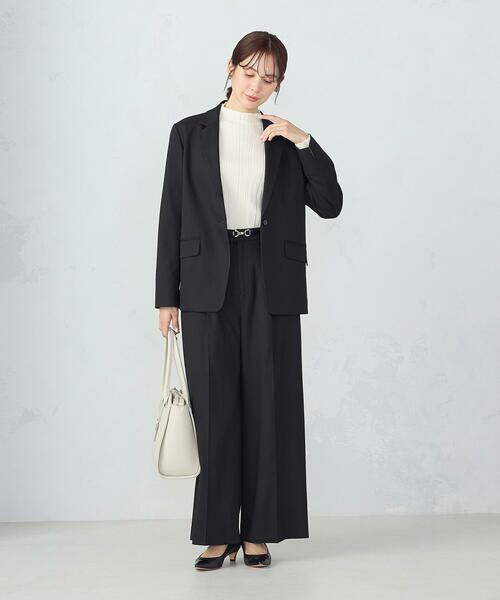 COMME CA ISM / コムサイズム セットアップ | 【セットアップ対応】ポリエステルレーヨン テーラードジャケット | 詳細4