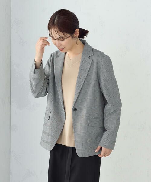 COMME CA ISM / コムサイズム セットアップ | 【セットアップ対応】ポリエステルレーヨン テーラードジャケット | 詳細16