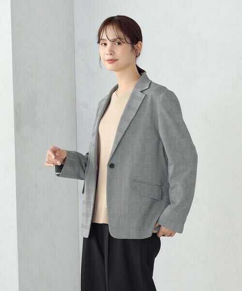 COMME CA ISM / コムサイズム セットアップ | 【セットアップ対応】ポリエステルレーヨン テーラードジャケット | 詳細17