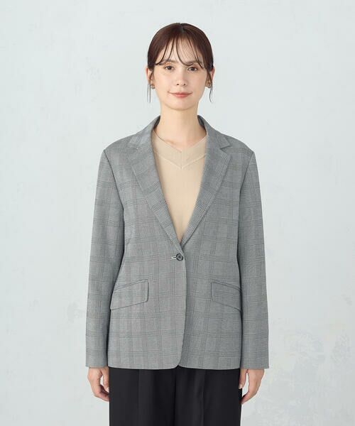 COMME CA ISM / コムサイズム セットアップ | 【セットアップ対応】ポリエステルレーヨン テーラードジャケット | 詳細18