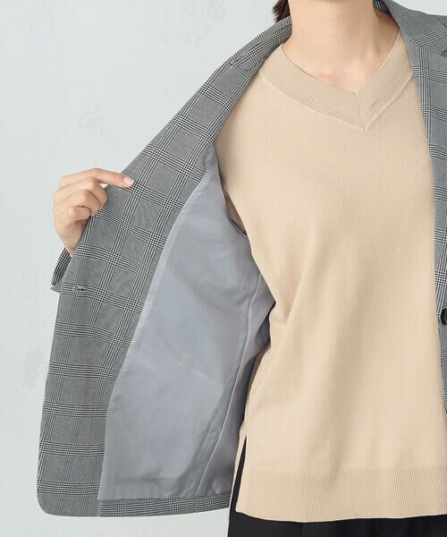 COMME CA ISM / コムサイズム セットアップ | 【セットアップ対応】ポリエステルレーヨン テーラードジャケット | 詳細24