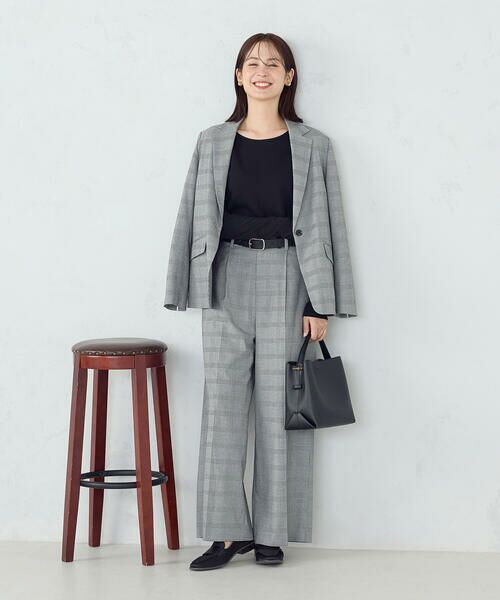 COMME CA ISM / コムサイズム セットアップ | 【セットアップ対応】ポリエステルレーヨン テーラードジャケット | 詳細27