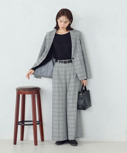 COMME CA ISM / コムサイズム セットアップ | 【セットアップ対応】ポリエステルレーヨン テーラードジャケット | 詳細11