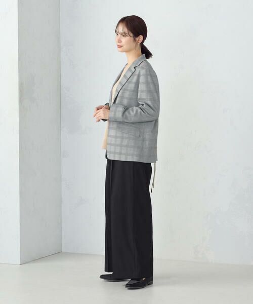 COMME CA ISM / コムサイズム セットアップ | 【セットアップ対応】ポリエステルレーヨン テーラードジャケット | 詳細12