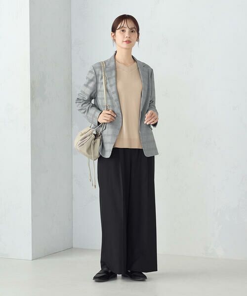 COMME CA ISM / コムサイズム セットアップ | 【セットアップ対応】ポリエステルレーヨン テーラードジャケット | 詳細13