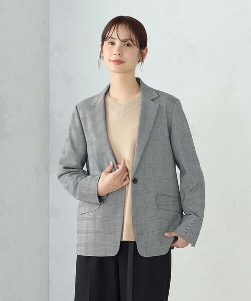 COMME CA ISM / コムサイズム セットアップ | 【セットアップ対応】ポリエステルレーヨン テーラードジャケット | 詳細15