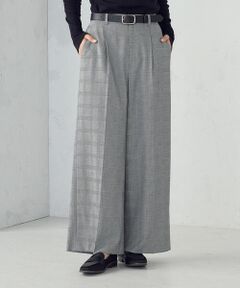 COMME CA ISM / コムサイズム チノ・ワークパンツ | 【セットアップ対応】ポリエステルレーヨン　ワイドパンツ