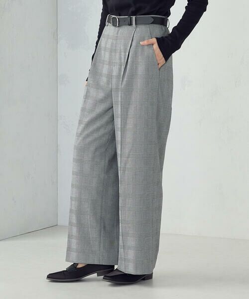 COMME CA ISM / コムサイズム チノ・ワークパンツ | 【セットアップ対応】ポリエステルレーヨン ワイドパンツ | 詳細11