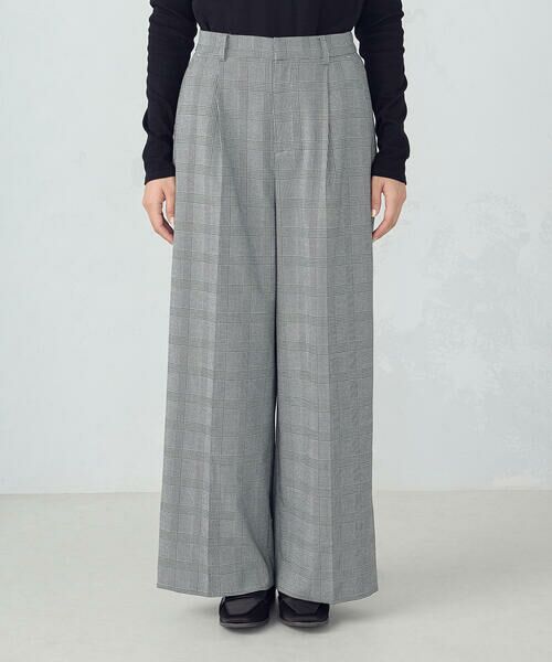 COMME CA ISM / コムサイズム チノ・ワークパンツ | 【セットアップ対応】ポリエステルレーヨン ワイドパンツ | 詳細12
