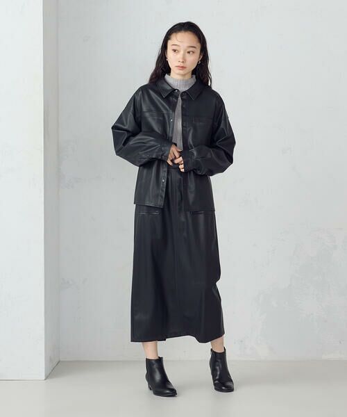 COMME CA ISM / コムサイズム シャツ・ブラウス | 合成皮革 シャツ / セットアップ対応 | 詳細2