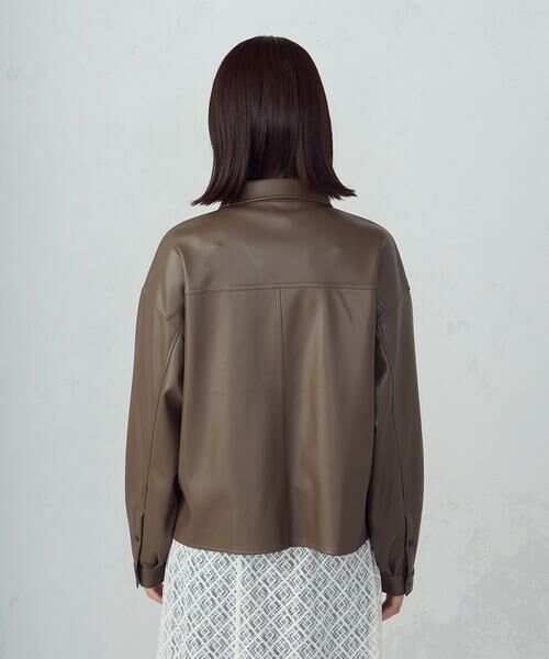 COMME CA ISM / コムサイズム シャツ・ブラウス | 合成皮革 シャツ / セットアップ対応 | 詳細13