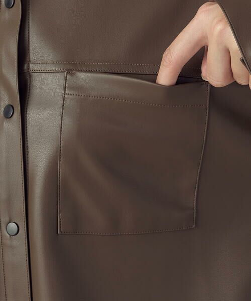 COMME CA ISM / コムサイズム シャツ・ブラウス | 合成皮革 シャツ / セットアップ対応 | 詳細15