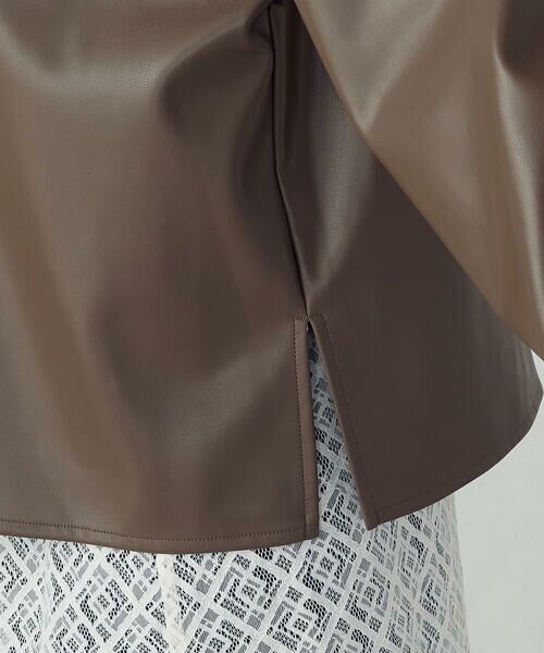 COMME CA ISM / コムサイズム シャツ・ブラウス | 合成皮革 シャツ / セットアップ対応 | 詳細17
