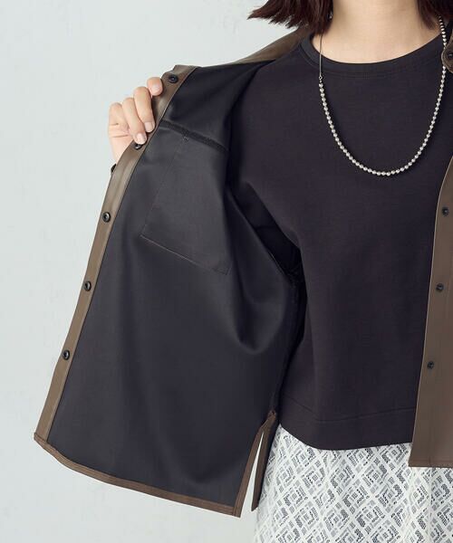 COMME CA ISM / コムサイズム シャツ・ブラウス | 合成皮革 シャツ / セットアップ対応 | 詳細18