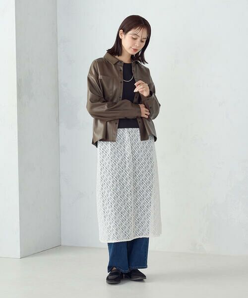 COMME CA ISM / コムサイズム シャツ・ブラウス | 合成皮革 シャツ / セットアップ対応 | 詳細8