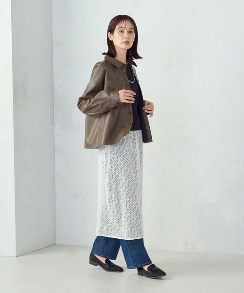 COMME CA ISM / コムサイズム シャツ・ブラウス | 合成皮革 シャツ / セットアップ対応 | 詳細9