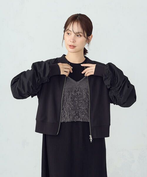 袖ギャザーブルゾン （ブルゾン）｜COMME CA ISM / コムサイズム