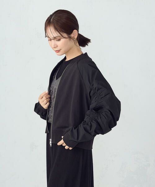 袖ギャザーブルゾン （ブルゾン）｜COMME CA ISM / コムサイズム