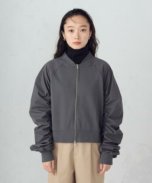 COMME CA ISM / コムサイズム ブルゾン | 袖ギャザーブルゾン | 詳細13