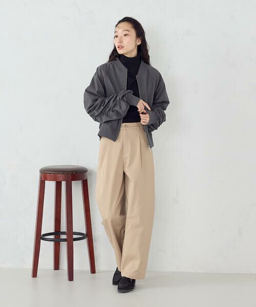 COMME CA ISM / コムサイズム ブルゾン | 袖ギャザーブルゾン | 詳細7