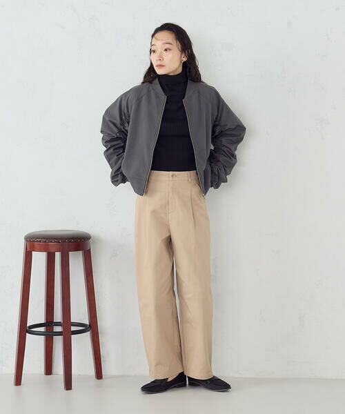 COMME CA ISM / コムサイズム ブルゾン | 袖ギャザーブルゾン | 詳細8