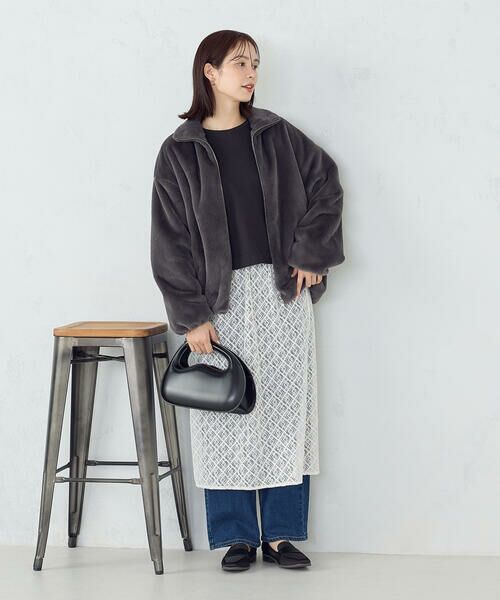 COMME CA ISM / コムサイズム ブルゾン | ファー　ブルゾン | 詳細3