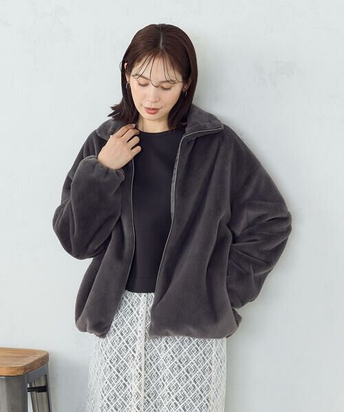 COMME CA ISM / コムサイズム ブルゾン | ファー　ブルゾン | 詳細4